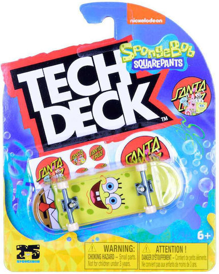 Spin Master Παιχνίδι Μινιατούρα Spongebob Squarepants Classic TechDeck για 6+ Ετών