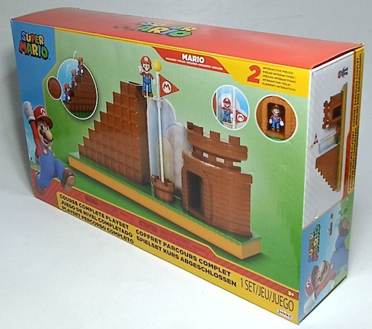 Jakks Pacific World of Nintendo Super Mario - Mini Figure Playset End Level 424354