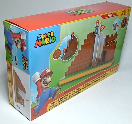Jakks Pacific World of Nintendo Super Mario - Mini Figure Playset End Level 424354