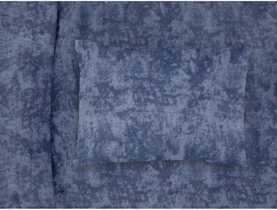 Dimcol Set Super dublu 4buc 220x240cm Shadow 15 Dark Blue