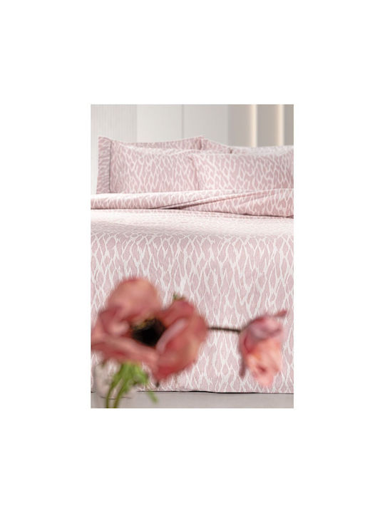 Guy Laroche Sheet Sets Queen 240x265cm. Magma Dusty Pink 4pcs