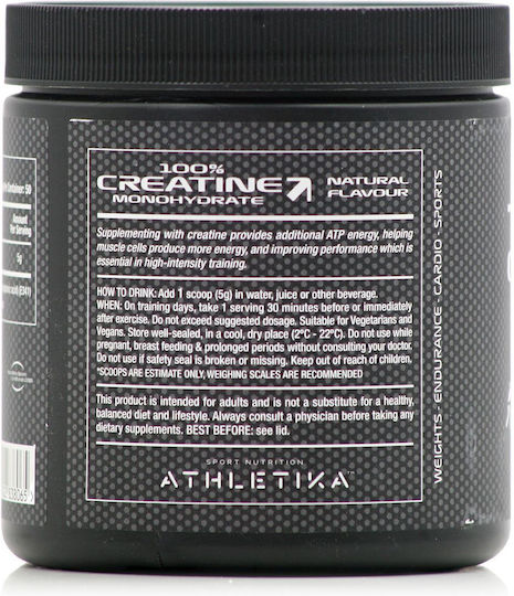 Athletika Sport Nutrition Creatine Monoydrate Natural 250gr