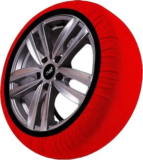 Sidirela Anti-slip Snow Socks Medium Passenger Car 2pcs
