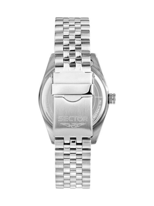 Sector Herrenuhr Batterie mit Silber Metallarmband