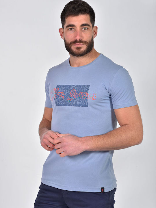 T-shirt Γαλάζιο