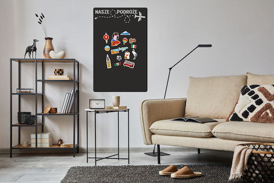 Decowalls Magnetisch Trockenlöschtafel Aufkleber 45x70cm