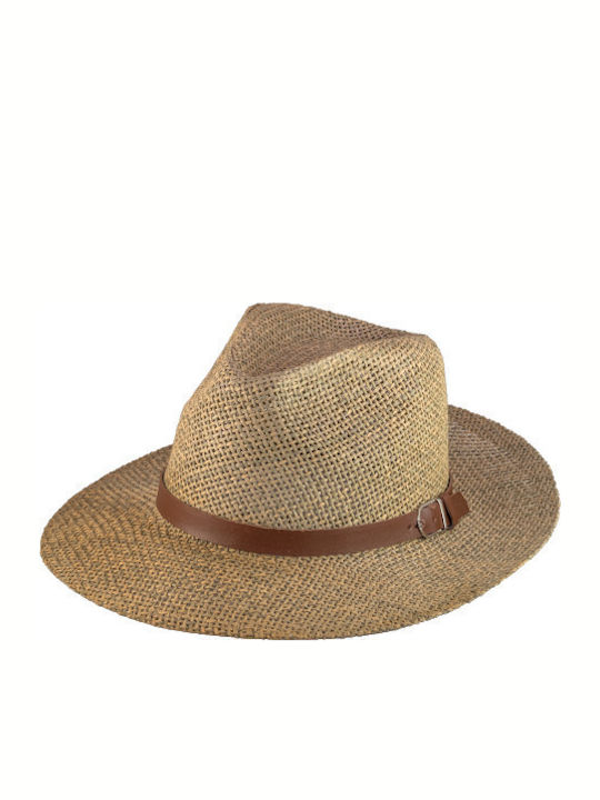Brims and Trims 7166 Frauen Rattangeflecht Hut Panama Beige