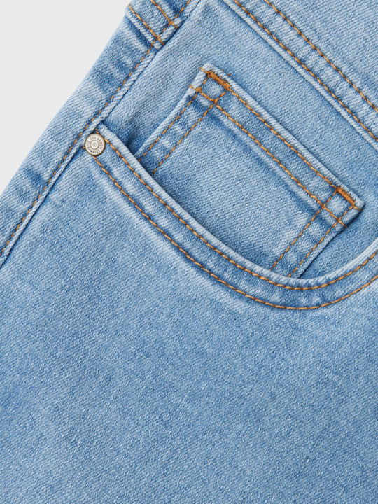 Kids' Denim Pants Light Blue