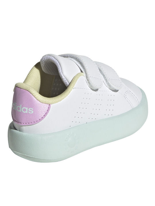 Advantage Παιδικά Sneakers με Σκρατς Λευκά