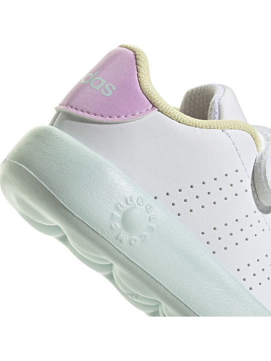 Advantage Παιδικά Sneakers με Σκρατς Λευκά