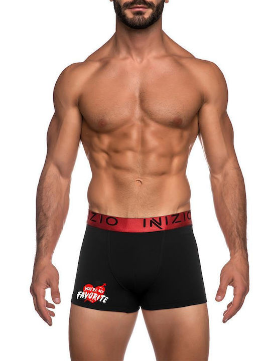 Inizio Men's Boxer Black