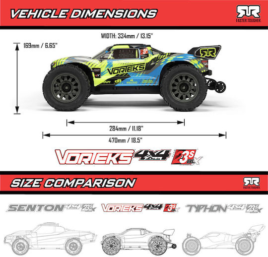 Arrma Vorteks Ferngesteuertes Lkw Lila