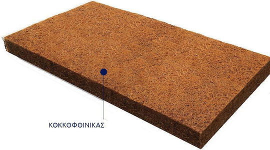 Greco Strom Στρώμα Λίκνου Ιόλη με Κοκοφοίνικα 50cmx87cm