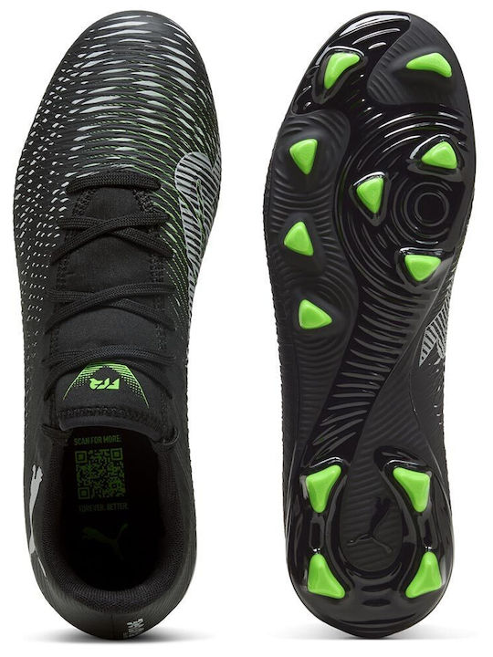 PUMA Future 8 Play FG/AG Ποδοσφαιρικά Παπούτσια με Τάπες Μαύρα