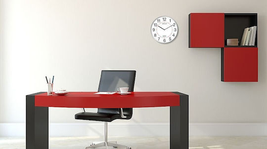 Unilux Wall Clock Metallic Gray Ø30cm