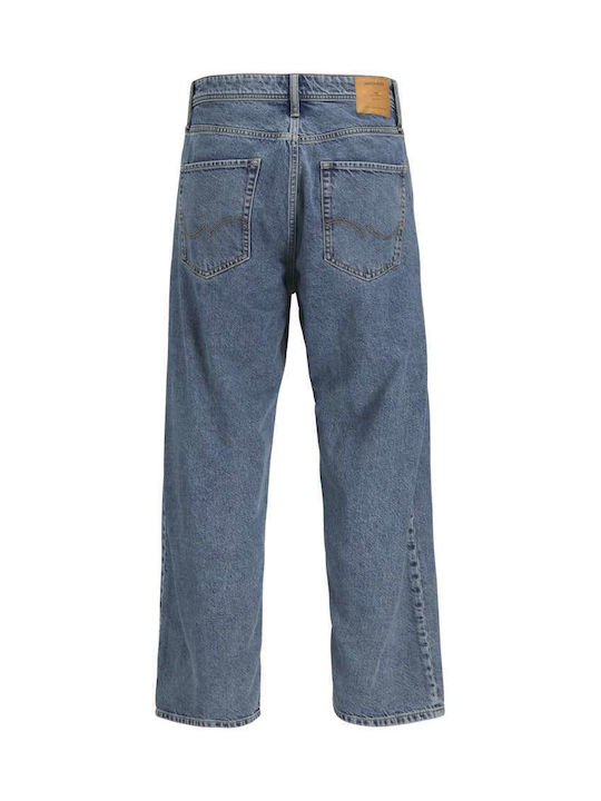 Ανδρικό Παντελόνι Τζιν με Loose Baggy Εφαρμογή Μπλε