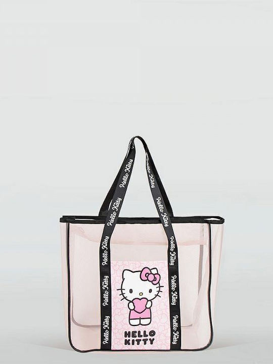 Cerda Hello Kitty Kids Beach Bag Beige 62x39x20cm