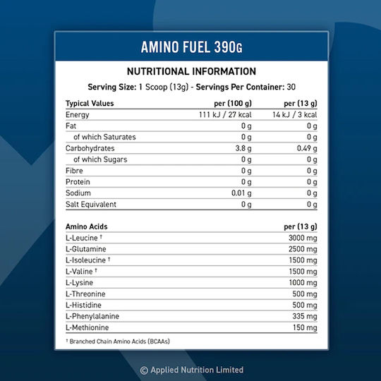 Applied Nutrition Amino Fuel 390gr Candy Ice Blast