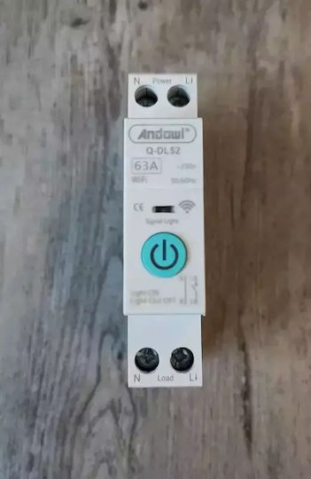 Andowl Διακόπτης Ράγας WiFi 63A