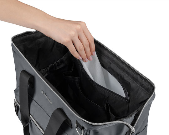 Kikka Boo Τσάντα-Αλλαξιέρα Ώμου/Χειρός Mama Γκρι 27x27x27εκ.