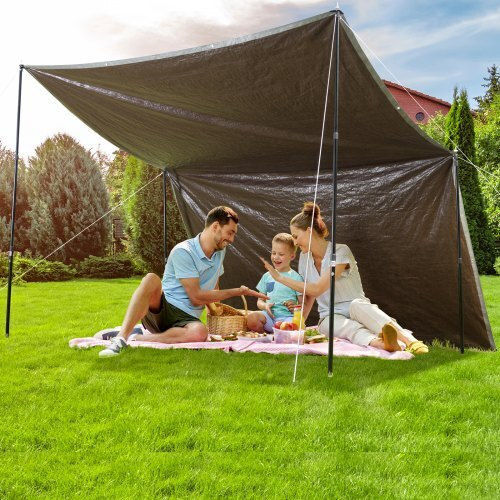 Vevor Waterproof Tarpaulin 9.144x6.096m. Silver