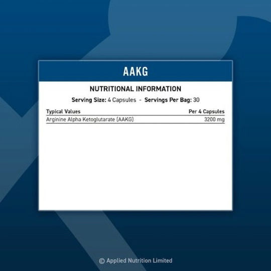 Applied Nutrition AAKG 120 Капсули Без вкус