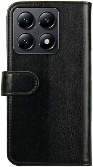 Rosso Element Pu Wallet Synthetic Leather Black (Xiaomi 14T Pro)