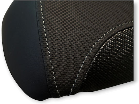 Z750-1000 Gen2 Kawasaki Anti-slip Carbon Look Seat Cover Grey Stitching