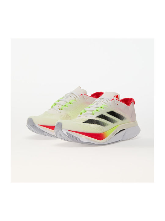 Adizero Boston Sport Shoes Running Ftwr White / Core Black / Lucid Red