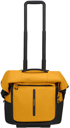 Samsonite Ecodiver Σακ Βουαγιάζ Κίτρινο με Ρόδες Υφασμάτινο Π25εκ.
