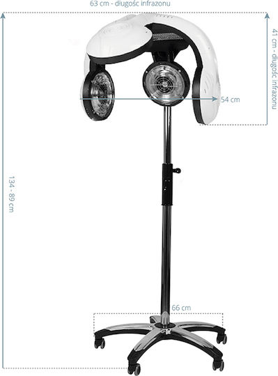 Activeshop Συσκευή Περιποίησης Τροχήλατη με Ισχύ 1200W