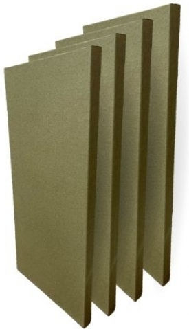 Audiodesigner Rect Panou Fonoabsorbant (4buc) 120cm x 60cm x 50mm în Culoarea Verde