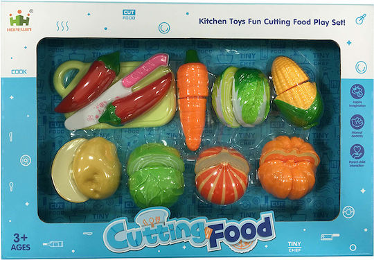 Zita Toys Fruits & Vegetables Toy Set With Cutting Fruits for 3+ Years Old (Various Designs) 1pc