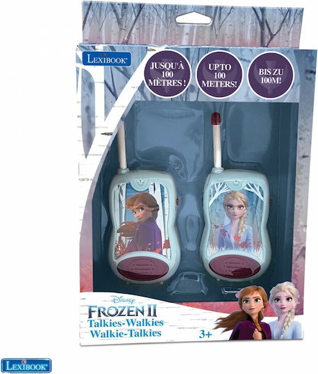 Lexibook Παιδικά Walkie Talkies Frozen Γαλάζιο για 3+ Ετών 2τμχ