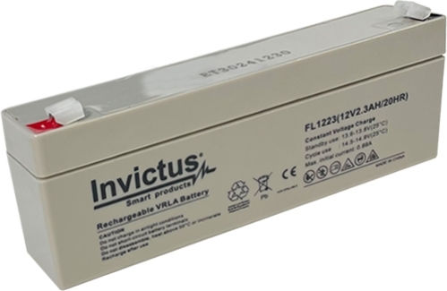 Invictus Μπαταρία UPS με Χωρητικότητα 2.3Ah και Τάση 12V 07.02.0200 1τμχ