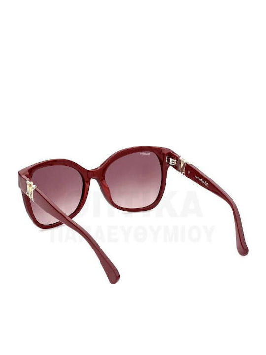 Max Mara Emme3 Women's Sunglasses with Burgundy Plastic Frame and Burgundy Gradient Lens MM 0014 66F