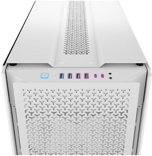 Corsair 9000D RGB Airflow Gaming Ultra Tower Computer Case with White Side Window