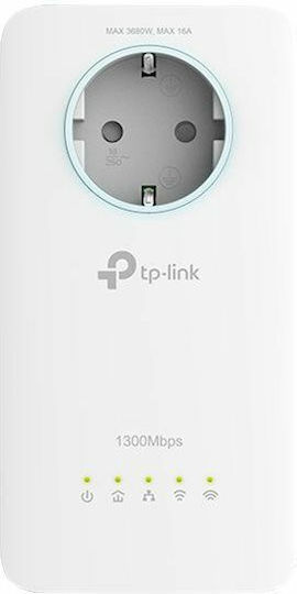 TP-LINK TL-WPA8631P KIT v1 Powerline Wi‑Fi 5 with Passthrough Socket and 3 Gigabit Ethernet Ports