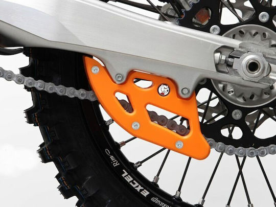 AXP Motorcycle Chain Guard Orange