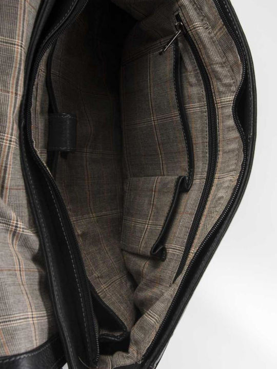 Leder Damenumschlag Schwarz