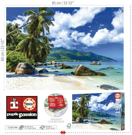 Seychelles Puzzle 2D 1500 Teile