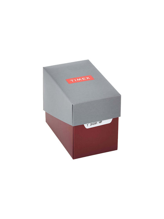 Timex Easy Reader Γυναικείο Ρολόι 30mm Μπαταρίας με Μπεζ Δερμάτινο Λουράκι