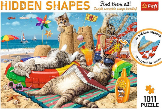 Puzzle Feline Holidays 2D 1000 Piese