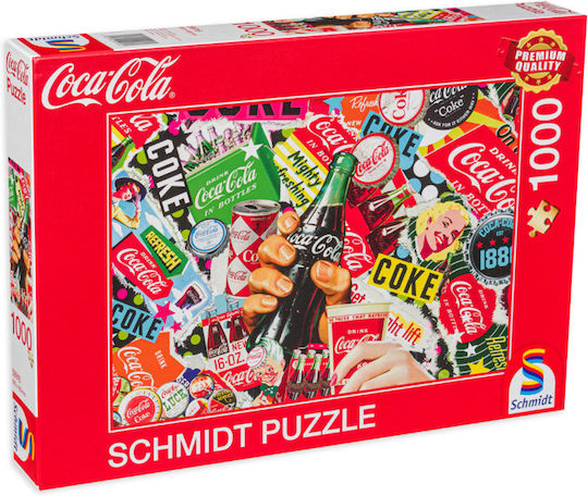 Puzzle Colecția Coca Cola 2D 1000 Piese