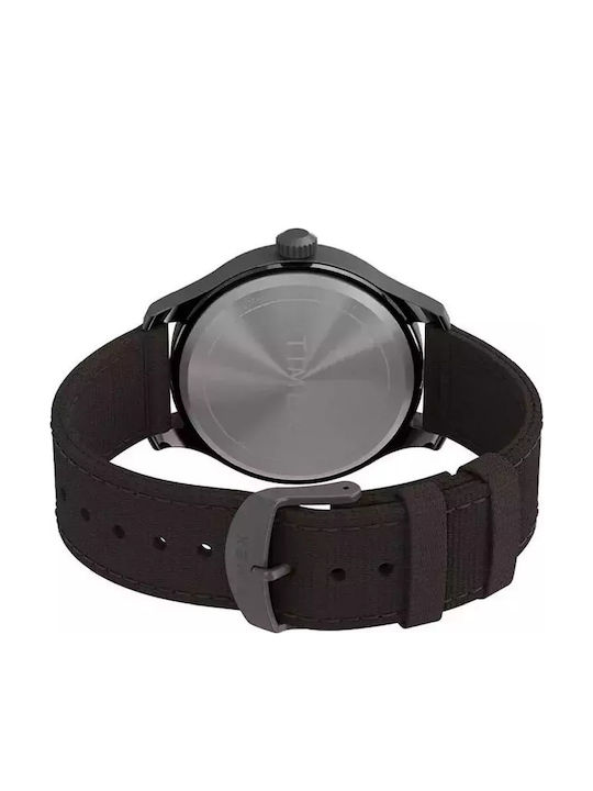 Timex Expedition Field Ανδρικό Ρολόι Μπαταρίας με Καφέ Δερμάτινο Λουράκι