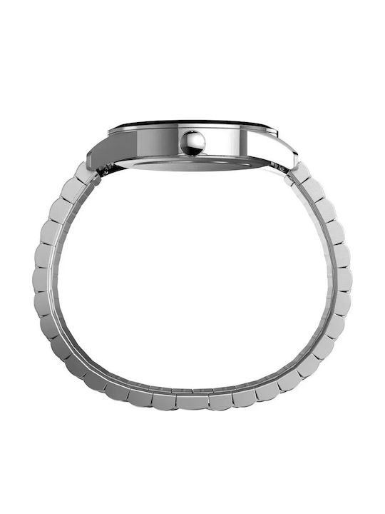 Timex Street Sport Herrenuhr Batterie mit Silber Metallarmband