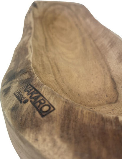 Nakaro Wood Πλατώ Σερβιρίσματος Ξύλινο 50x21εκ.