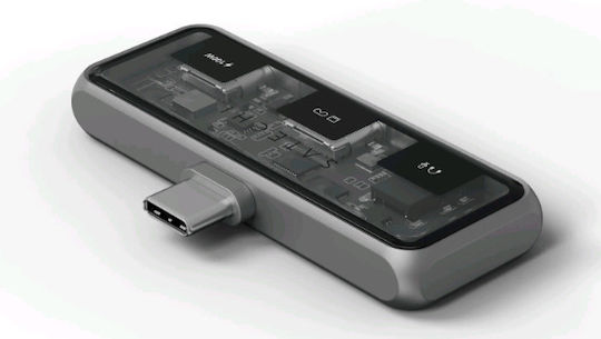 Satechi Mobile Xr Hub Audio Adapter Glasses Ar Xr Type-c Male 1 X Type-c 100w 1 X Type-c 10gbps 4k@60hz 1 X 3.5mm Aux Jack Space Grey St-hxrajm