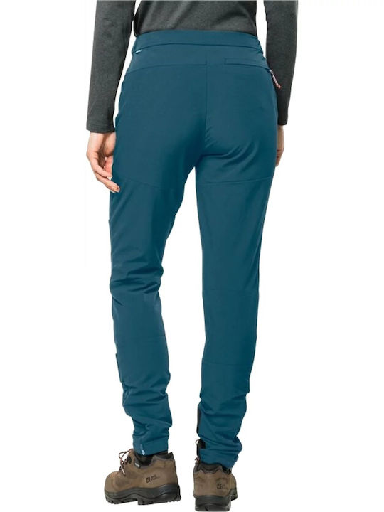 Jack Wolfskin Women's Hiking Long Trousers Blue