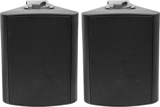 Tele Επιτοίχια Ηχεία 55W (Ζεύγος) 17.8x14.5x24εκ. Μαύρα